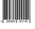 Barcode Image for UPC code 0869599000149