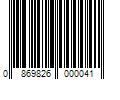 Barcode Image for UPC code 0869826000041