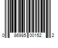 Barcode Image for UPC code 086985001522