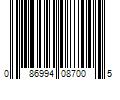 Barcode Image for UPC code 086994087005