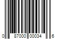 Barcode Image for UPC code 087000000346