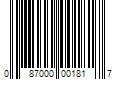 Barcode Image for UPC code 087000001817