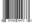 Barcode Image for UPC code 087000004733