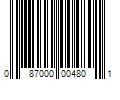 Barcode Image for UPC code 087000004801. Product Name: 