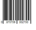 Barcode Image for UPC code 0870709002700