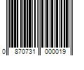 Barcode Image for UPC code 0870731000019