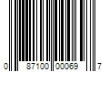 Barcode Image for UPC code 087100000697