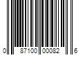 Barcode Image for UPC code 087100000826