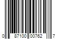 Barcode Image for UPC code 087100007627