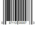 Barcode Image for UPC code 087113000073