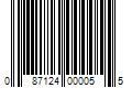 Barcode Image for UPC code 087124000055