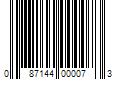 Barcode Image for UPC code 087144000073