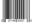 Barcode Image for UPC code 087149000078