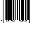 Barcode Image for UPC code 0871760002012