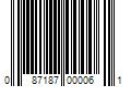 Barcode Image for UPC code 087187000061