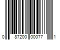 Barcode Image for UPC code 087200000771