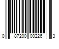 Barcode Image for UPC code 087200002263