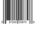 Barcode Image for UPC code 087200008708