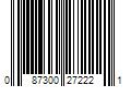 Barcode Image for UPC code 087300272221