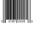 Barcode Image for UPC code 087367000058