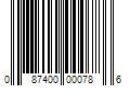 Barcode Image for UPC code 087400000786