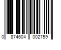 Barcode Image for UPC code 0874604002759