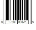 Barcode Image for UPC code 087500000723