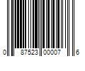 Barcode Image for UPC code 087523000076