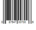 Barcode Image for UPC code 087547007006