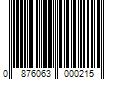 Barcode Image for UPC code 0876063000215