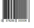 Barcode Image for UPC code 0876258000006