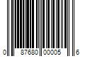 Barcode Image for UPC code 087680000056