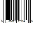 Barcode Image for UPC code 087692871040