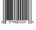 Barcode Image for UPC code 087755002206