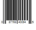 Barcode Image for UPC code 087768400945