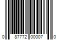 Barcode Image for UPC code 087772000070