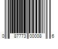 Barcode Image for UPC code 087773000086