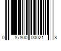 Barcode Image for UPC code 087800000218