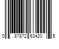 Barcode Image for UPC code 087872634205