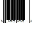 Barcode Image for UPC code 087873000078