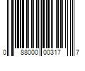 Barcode Image for UPC code 088000003177