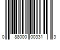 Barcode Image for UPC code 088000003313