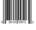 Barcode Image for UPC code 088100005132