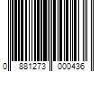 Barcode Image for UPC code 0881273000436