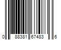 Barcode Image for UPC code 088381674836