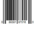 Barcode Image for UPC code 088381870160