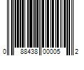 Barcode Image for UPC code 088438000052