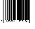 Barcode Image for UPC code 0885561227154