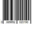 Barcode Image for UPC code 0885652020190. Product Name: Workout For Less Adidas 10mm Fitness Yoga Mat - Black