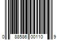 Barcode Image for UPC code 088586001109